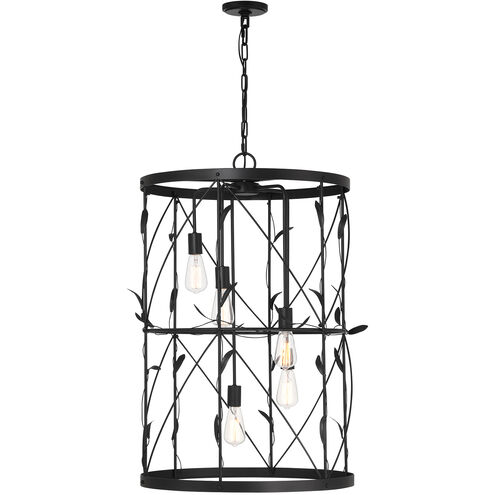 Lexington 5 Light 26 inch Matte Black Pendant Ceiling Light