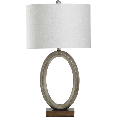 Cameron 32.75 inch 100.00 watt Champagne Silver and Brown Table Lamp Portable Light