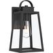 Hedry 1 Light 13 inch Matte Black Outdoor Wall Lantern