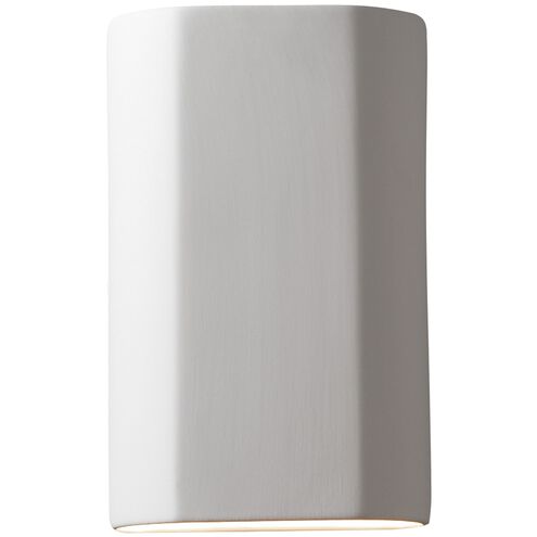 Ambiance Cylinder LED 5.75 inch White Crackle ADA Wall Sconce Wall Light