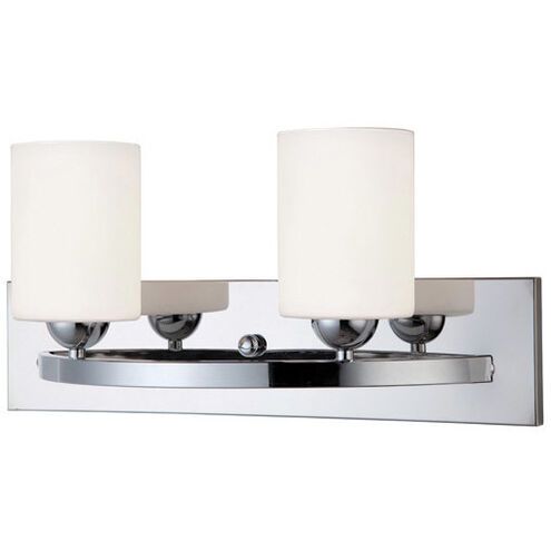 Madison 2 Light 18 inch Chrome Vanity Light Wall Light