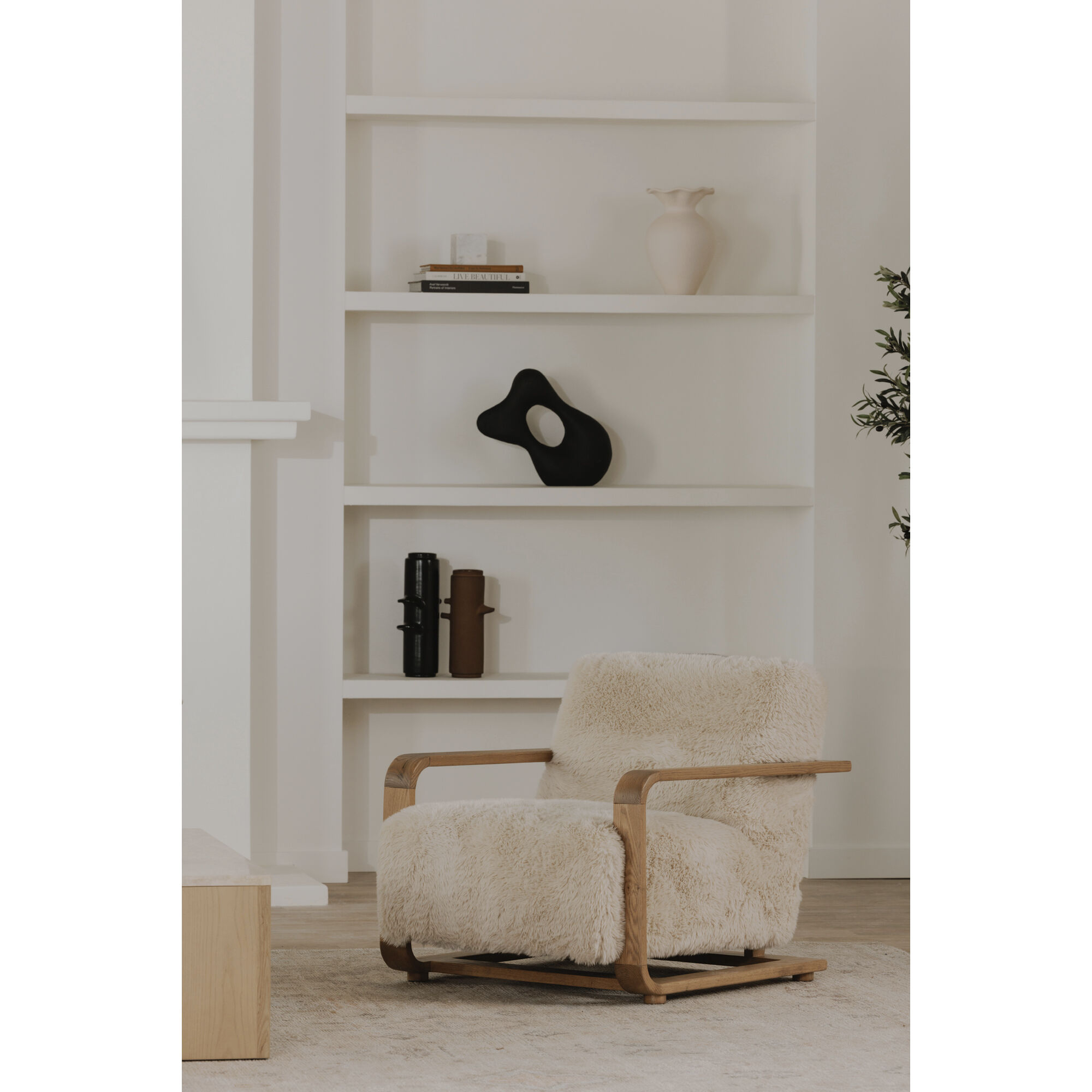 Eckersley White Lounge Chair