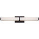 Vogue LED 27 inch Bronze Bath Vanity & Wall Light in 2700K, 27in.