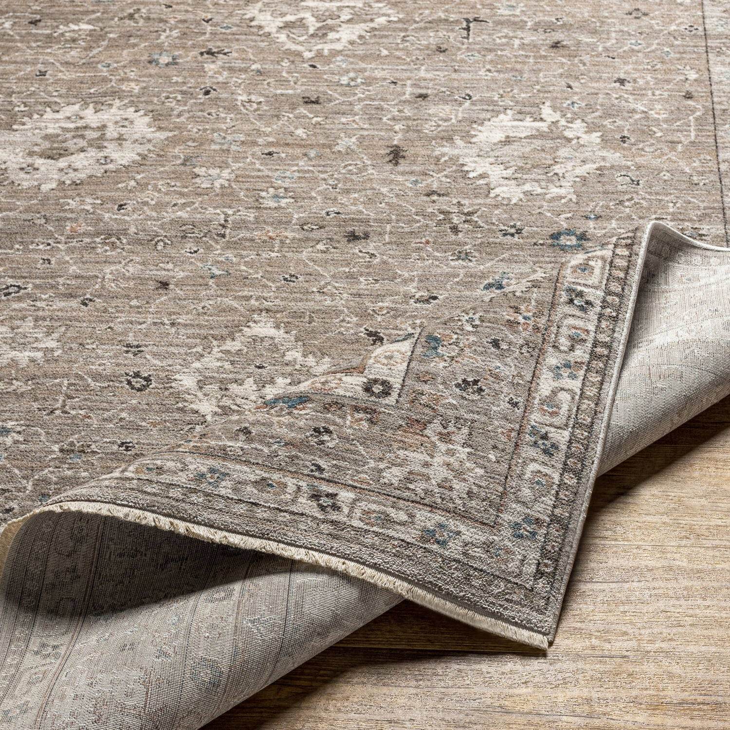 Carlisle 120 X 94 inch Taupe Rug, Rectangle