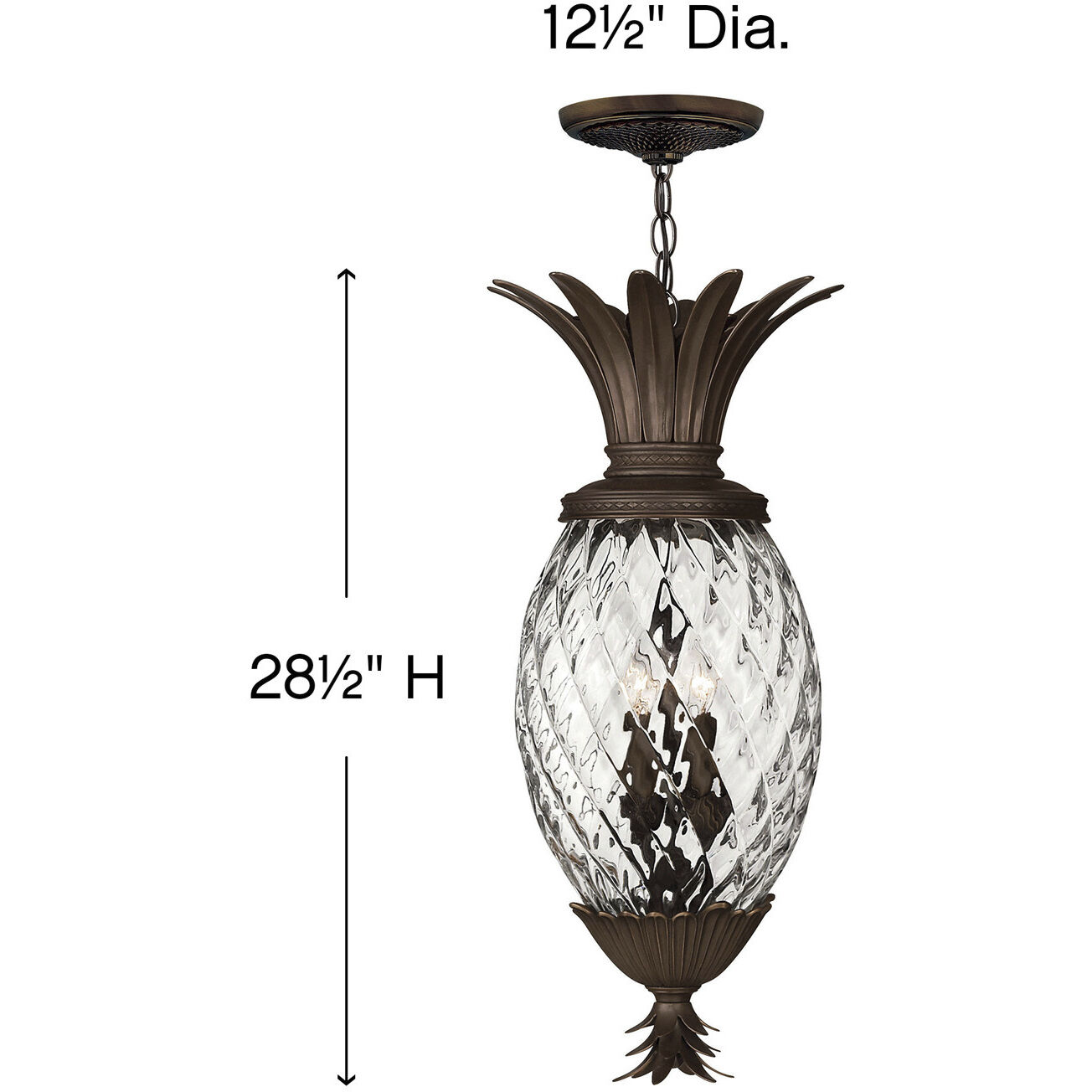 Plantation 4 Light 12.5 inch Copper Bronze Indoor Foyer Pendant Ceiling Light