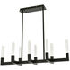 Noemi 8 Light 12 inch Black Pendant Ceiling Light