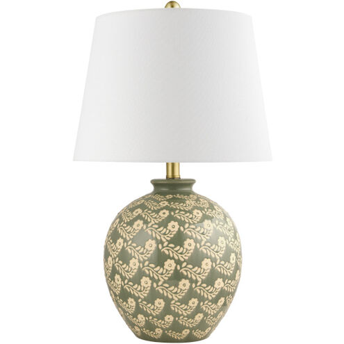 Supino 24 inch 100 watt Glazed and Plated Accent Table Lamp Portable Light
