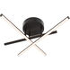 Asterisk 3 Light 5.9 inch Black Pendant Ceiling Light