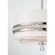 Sutton 3 Light 18.38 inch Polished Nickel Semi Flush And Pendant Ceiling Light