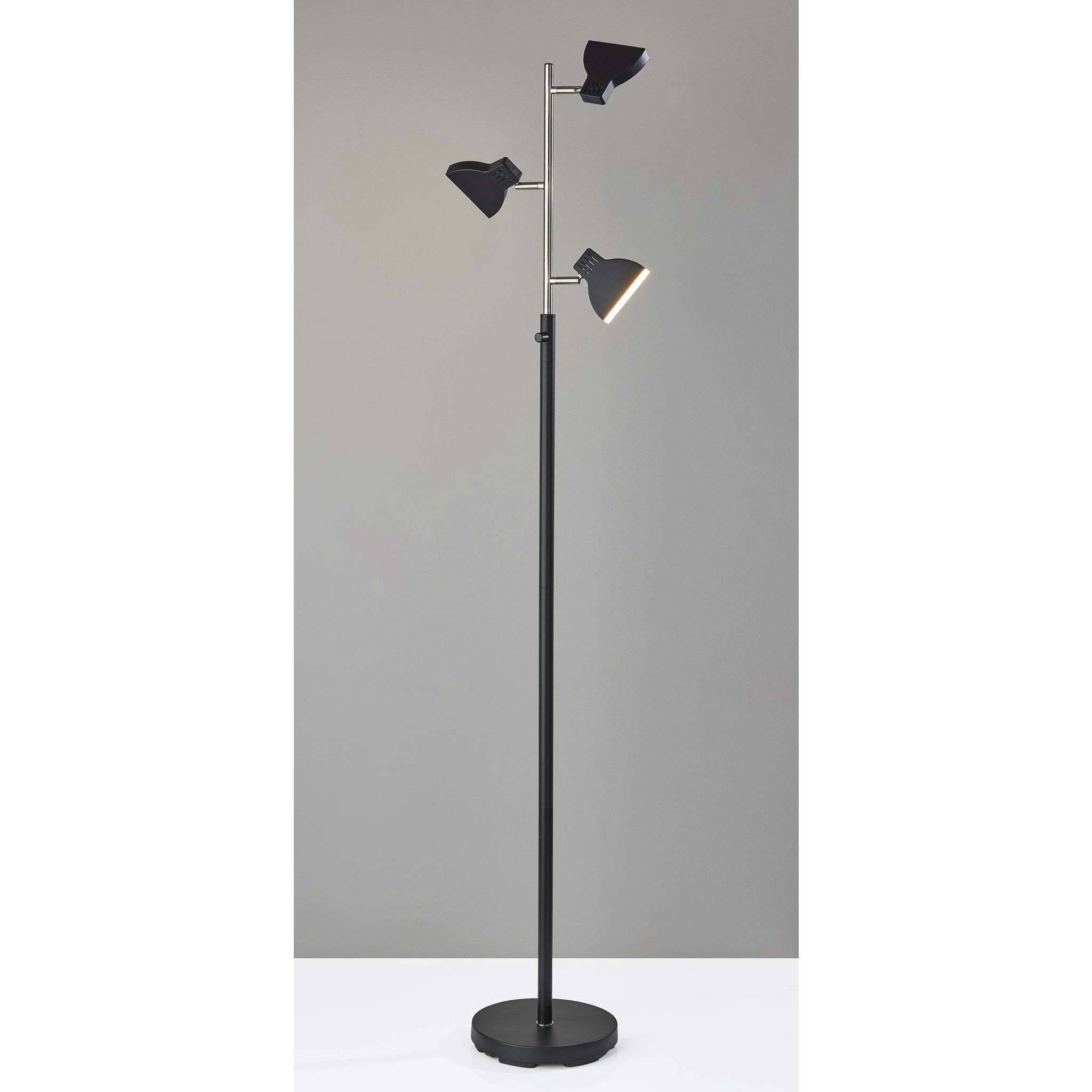 Slender 65 inch 4.00 watt Black Tree Floor Lamp Portable Light, Simplee Adesso