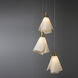 Mobius 5 Light 17.3 inch Modern Brass Pendant Ceiling Light
