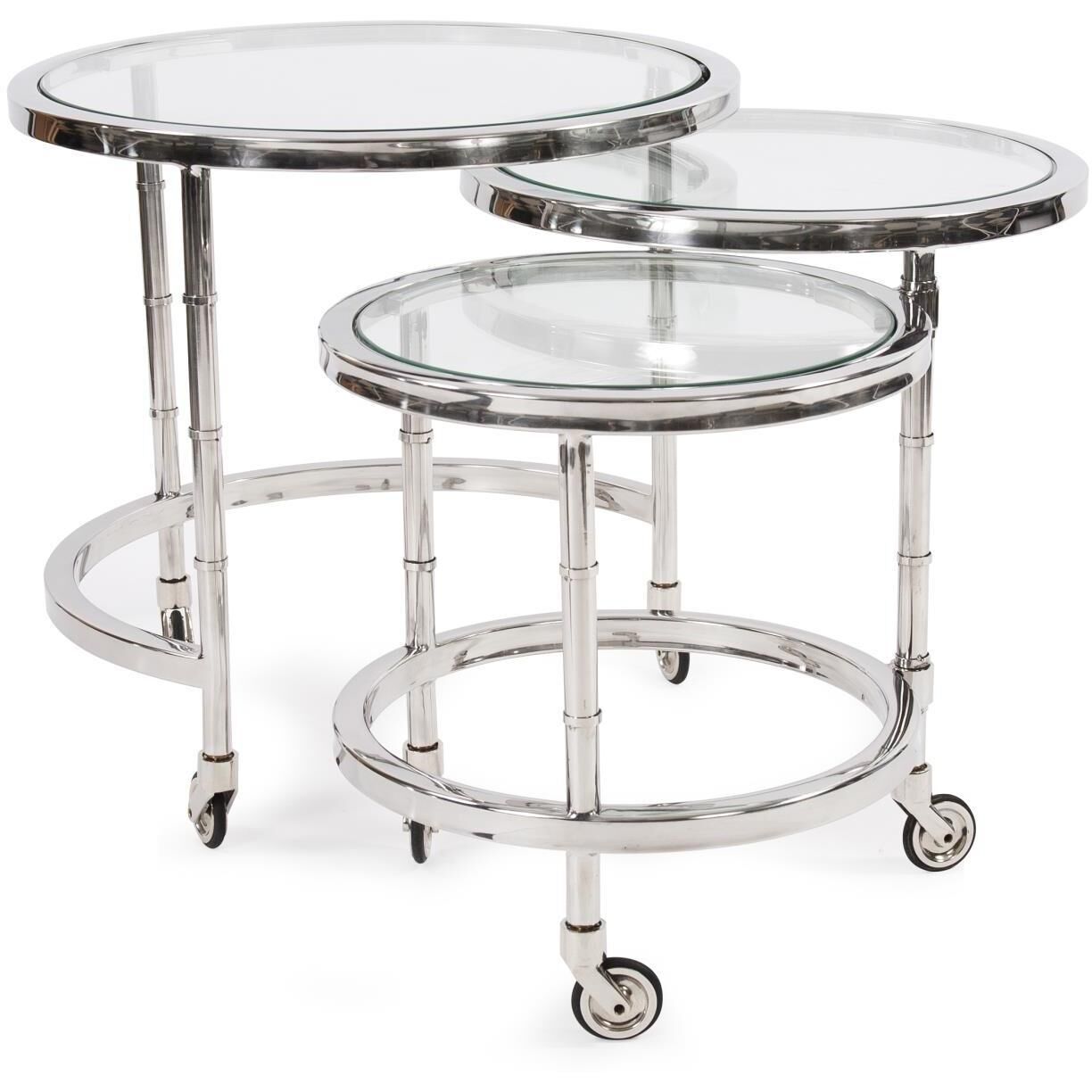 Carter Silver Bar Cart