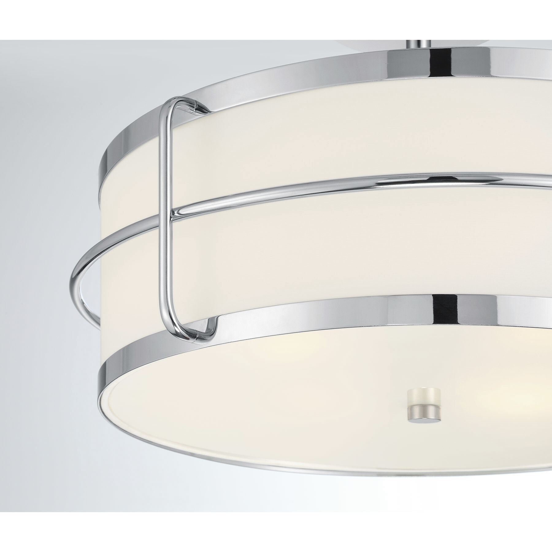 Chauncey 4 Light 22 inch Chrome Semi-Flush Ceiling Light