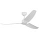 Hugo 52 inch Matte White Exterior Ceiling Fan