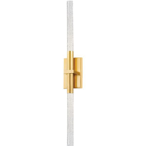 Millerton LED 3 inch Aged Brass ADA Wall Sconce Wall Light