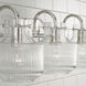 Nyla 3 Light 24 inch Polished Nickel Vanity Light Wall Light