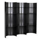 Fassbender Matte Black Bookcase, Set of 3
