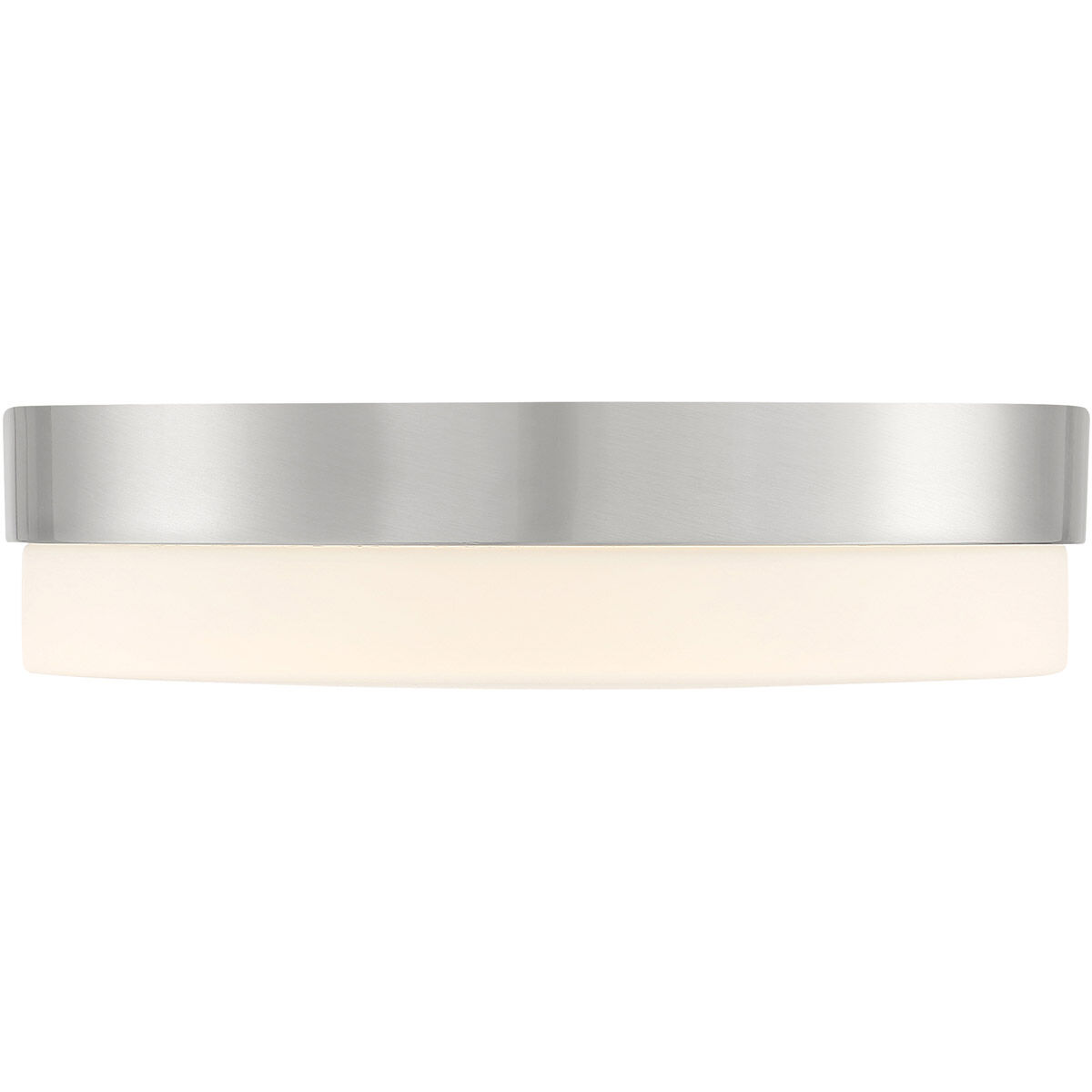 Roma LED 11 inch Brushed Steel Flush Mount Ceiling Light