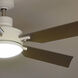 Guardian 54 inch White with Silver Blades Ceiling Fan