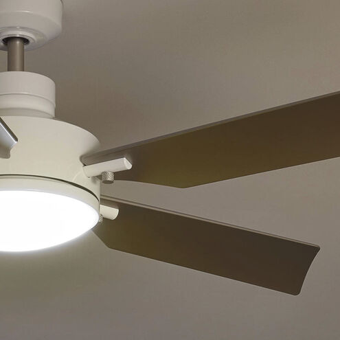 Guardian 54 inch White with Silver Blades Ceiling Fan