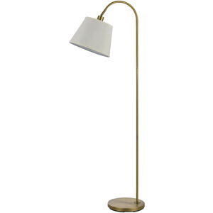Covington 60 inch 60 watt Antique Brass Floor Lamp Portable Light