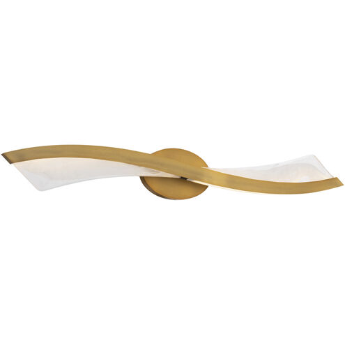 Ascot 1 Light 34 inch Aged Brass Bath Vanity Light Wall Light