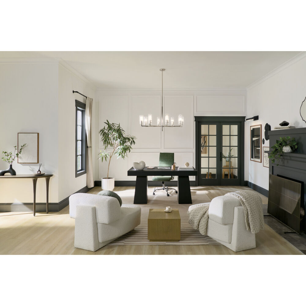 Velestino 8 Light Polished Nickel Chandelier Ceiling Light