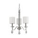 Lily 3 Light 16 inch Polished Nickel Chandelier Ceiling Light