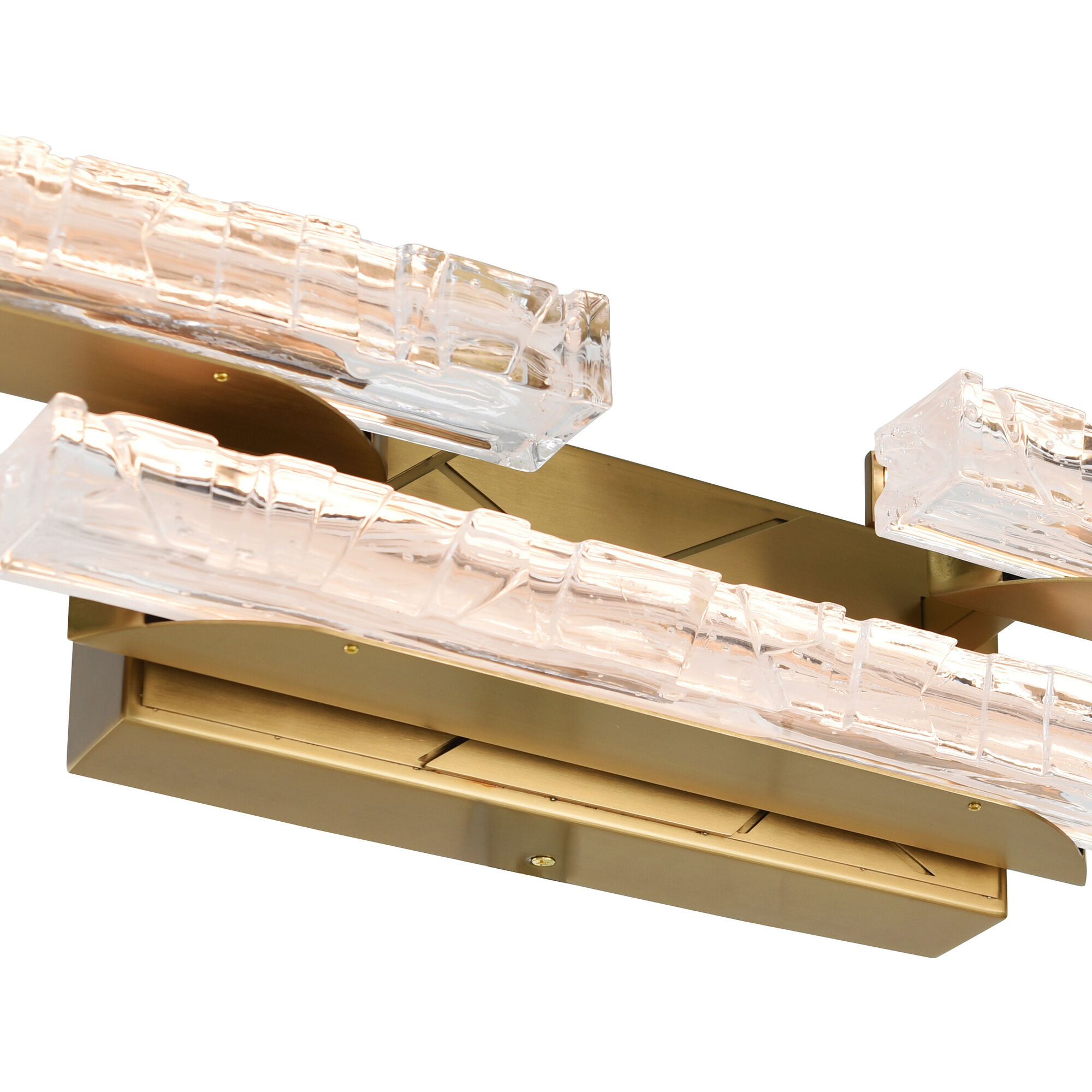 Valira LED 35.5 inch Brass Vanity Light Wall Light