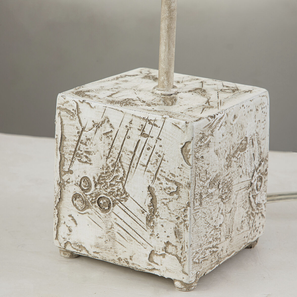 Petra 29 inch Bone White Table Lamp Portable Light