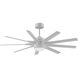 Odyn Custom Matte White Fan Motor, Blades Sold Separately