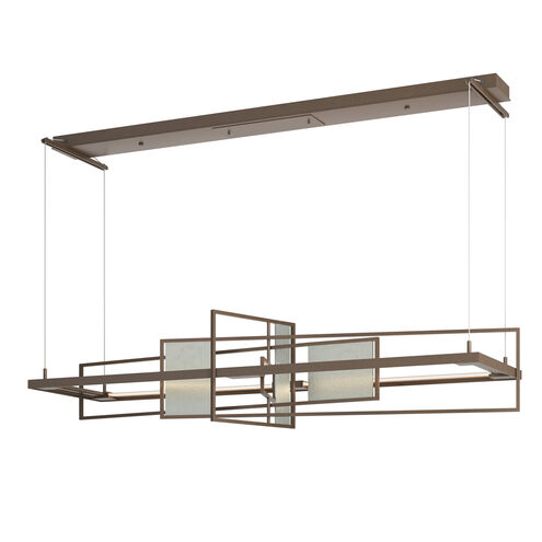 Summer LED 54.2 inch Bronze and Vintage Platinum Pendant Ceiling Light in Bronze/Vintage Platinum