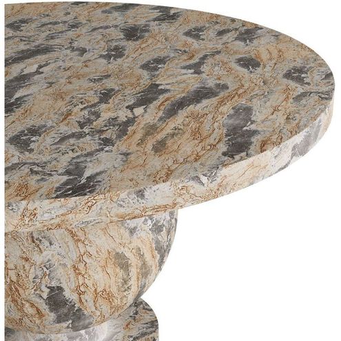 Brenna 44 inch Sahara Faux Marble Entry Table