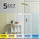 Miami LED 48 inch Light Antique Brass Linear Pendant Ceiling Light