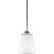 Hanford 1 Light 5.13 inch Brushed Nickel Pendant Ceiling Light
