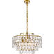 Mila 5 Light 20 inch Brass Pendant Ceiling Light
