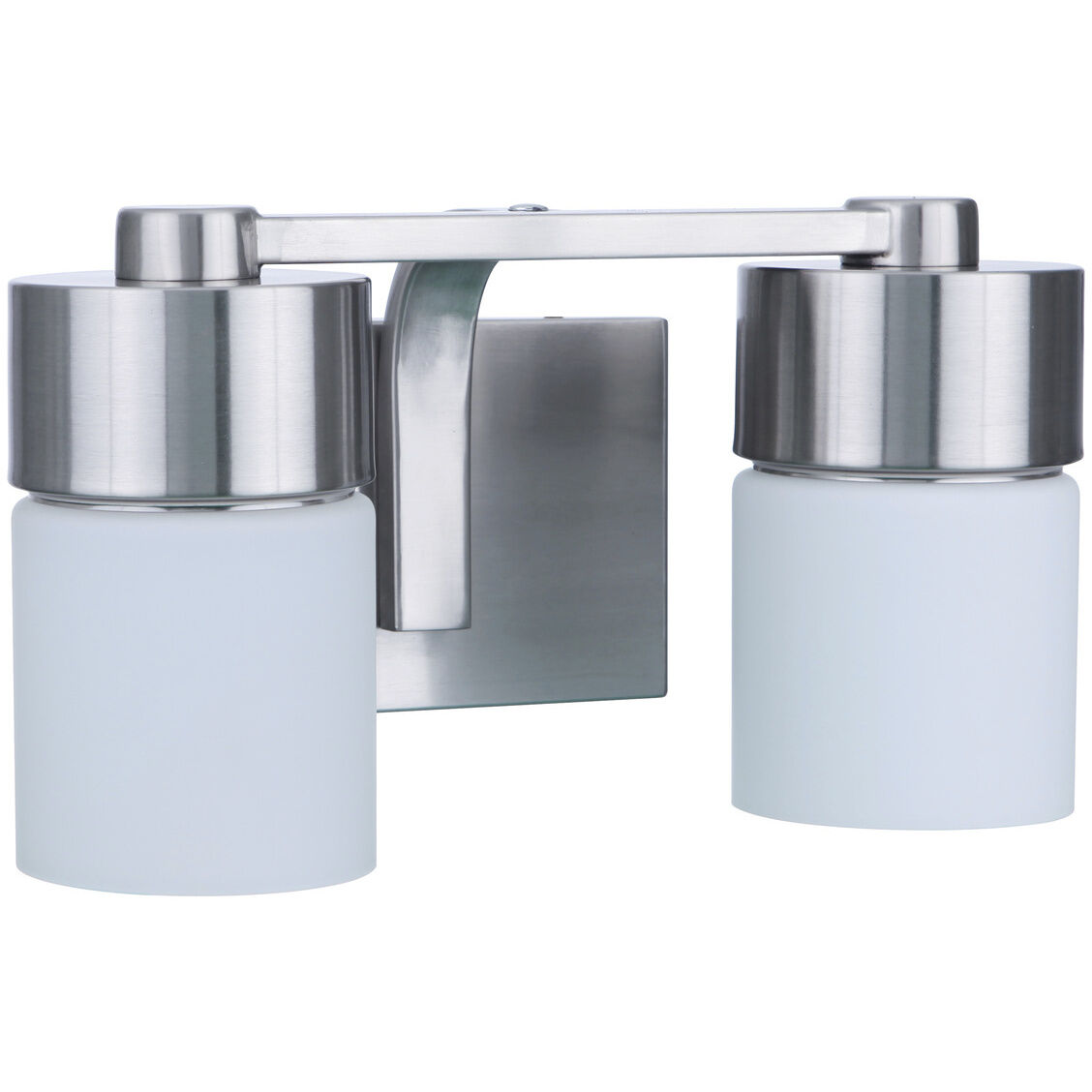 Neighborhood District 2 Light 14 inch Brushed Polished Nickel Vanity Light Wall Light