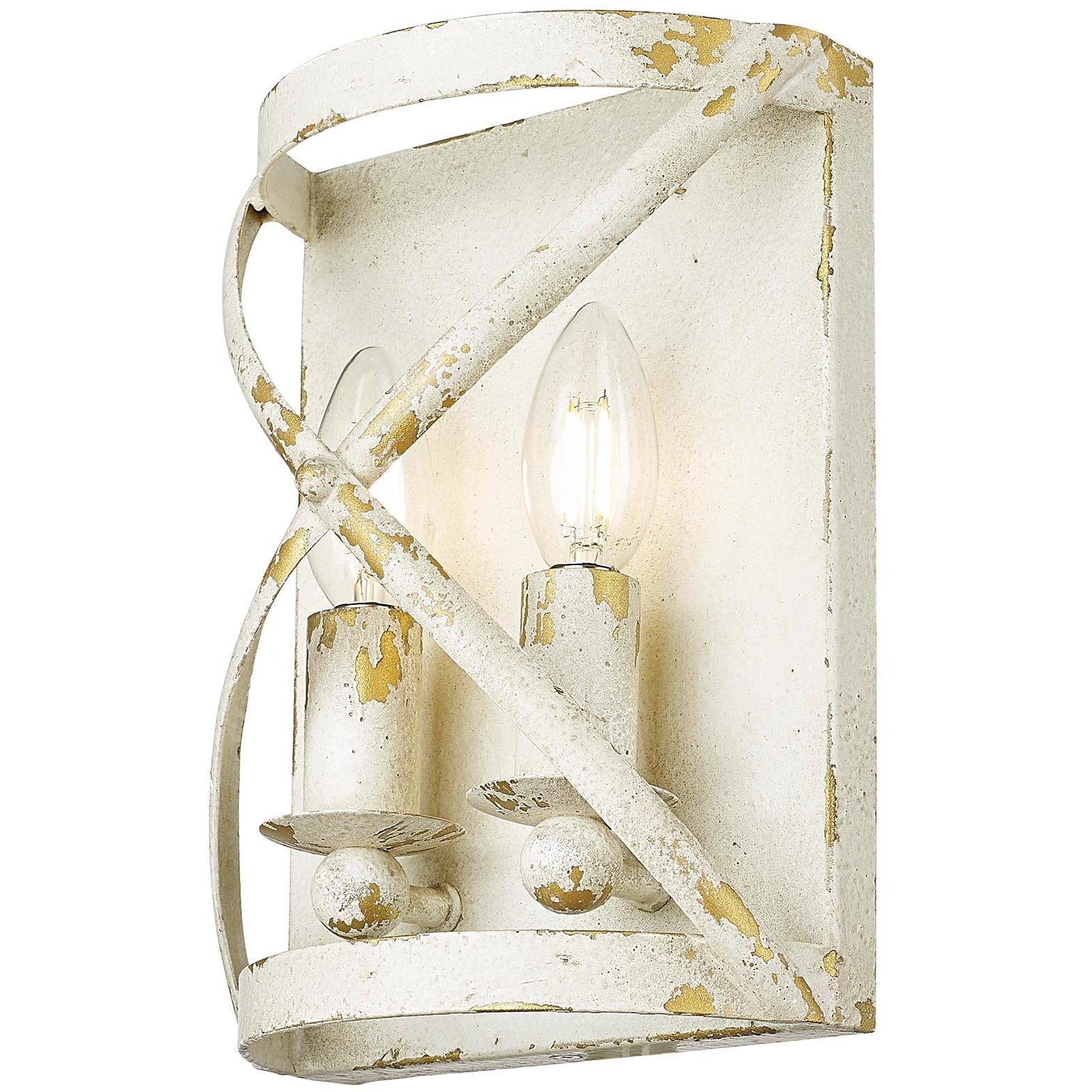 Alcott 2 Light 7.13 inch Antique Ivory Wall Sconce Wall Light