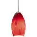 Merlot LED 4 inch Brushed Steel Pendant Ceiling Light