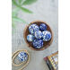 Aline Blue/White Decorative Orb, Set of 4