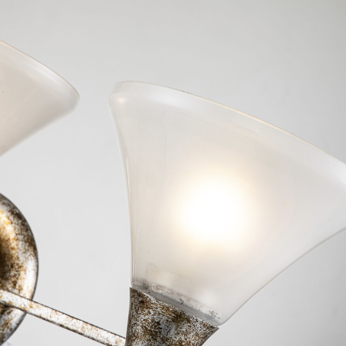 Lemoine 3 Light 24.5 inch Silver Leaf Bath Bar Wall Light