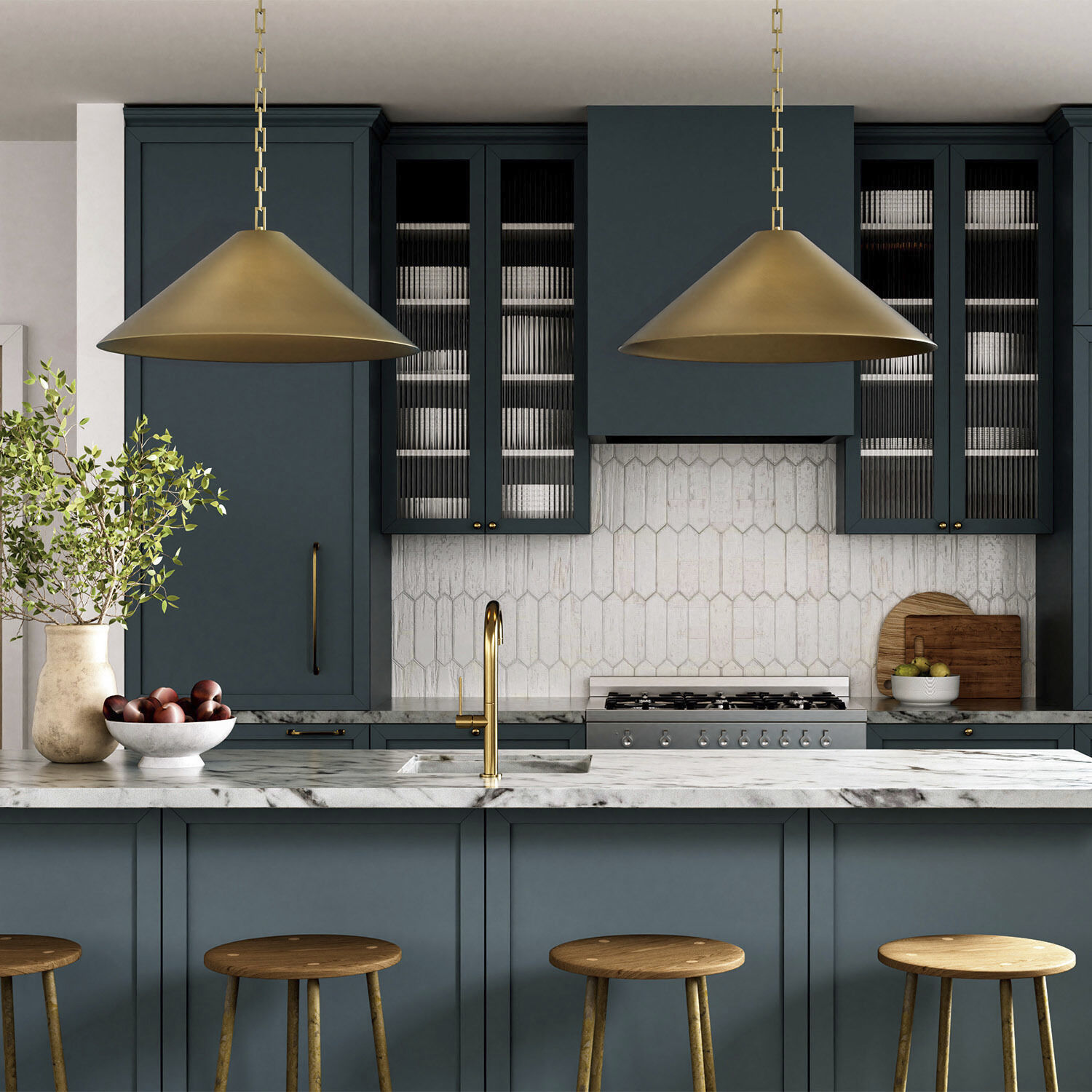 Avery 1 Light 28 inch Aged Brass Pendant Ceiling Light