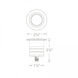 Inground Recessed Light 12 4 watt Stainless Steel Path Indicator Light in 3000K Warm White LED, WAC Landscape