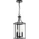 Gilliam 3 Light 10 inch Matte Black Foyer Light Ceiling Light