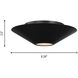 Kelly by Kelly Wearstler Echo LED 8.38 inch Midnight Black Flush Mount and Sconce Ceiling Light
