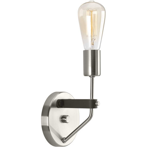 Hangar 1 Light 5 inch Brushed Nickel Wall Bracket Wall Light, Design Series