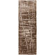 Graph 96 X 30 inch Khaki, Ivory Rug