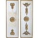 Anita 48 X 15.9 inch Clear and Gold Wall Mirror