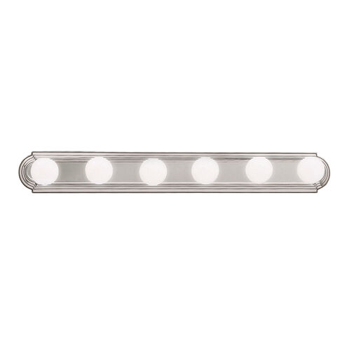 Independence 6 Light 36 inch Brushed Nickel Bath Strip Wall Light