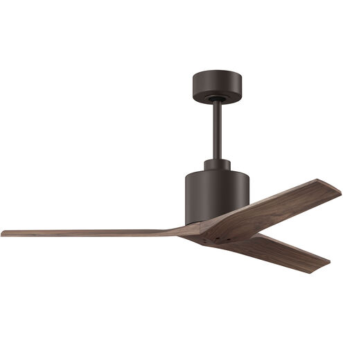 Atlas Mollywood 52 inch Textured Bronze with Walnut Tone Blades Ceiling Fan, Atlas